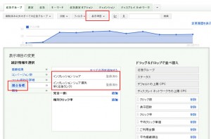 Googleアドワーズ インプレッションシェアの損失率