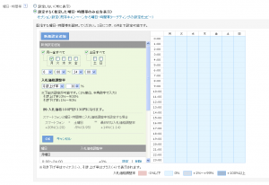 Yahoo!広告　時間・曜日別入札調整率