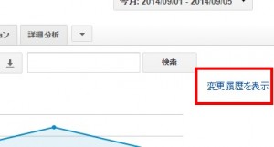 Google広告 変更履歴