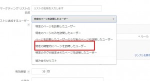 Googleアドワーズ　リマーケティングリスト作成