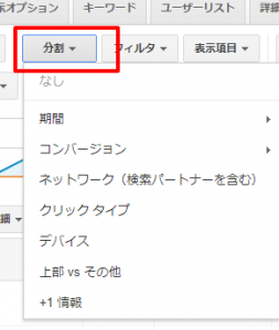 Google広告 分割